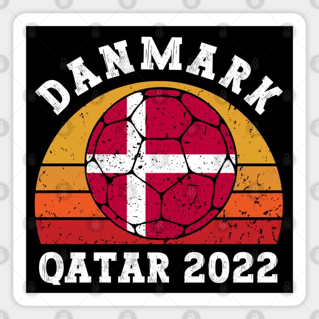 Danmark Football Magnet by footballomatic